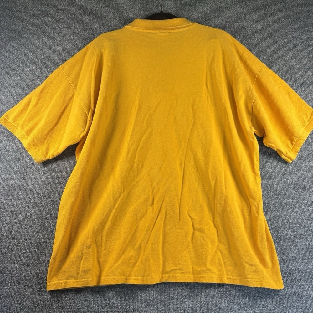 LSU Tigers Polo Shirt Mens 2XL Gold Gildan Ultra Cotton Embroidered NCAA - Picture 4 of 6